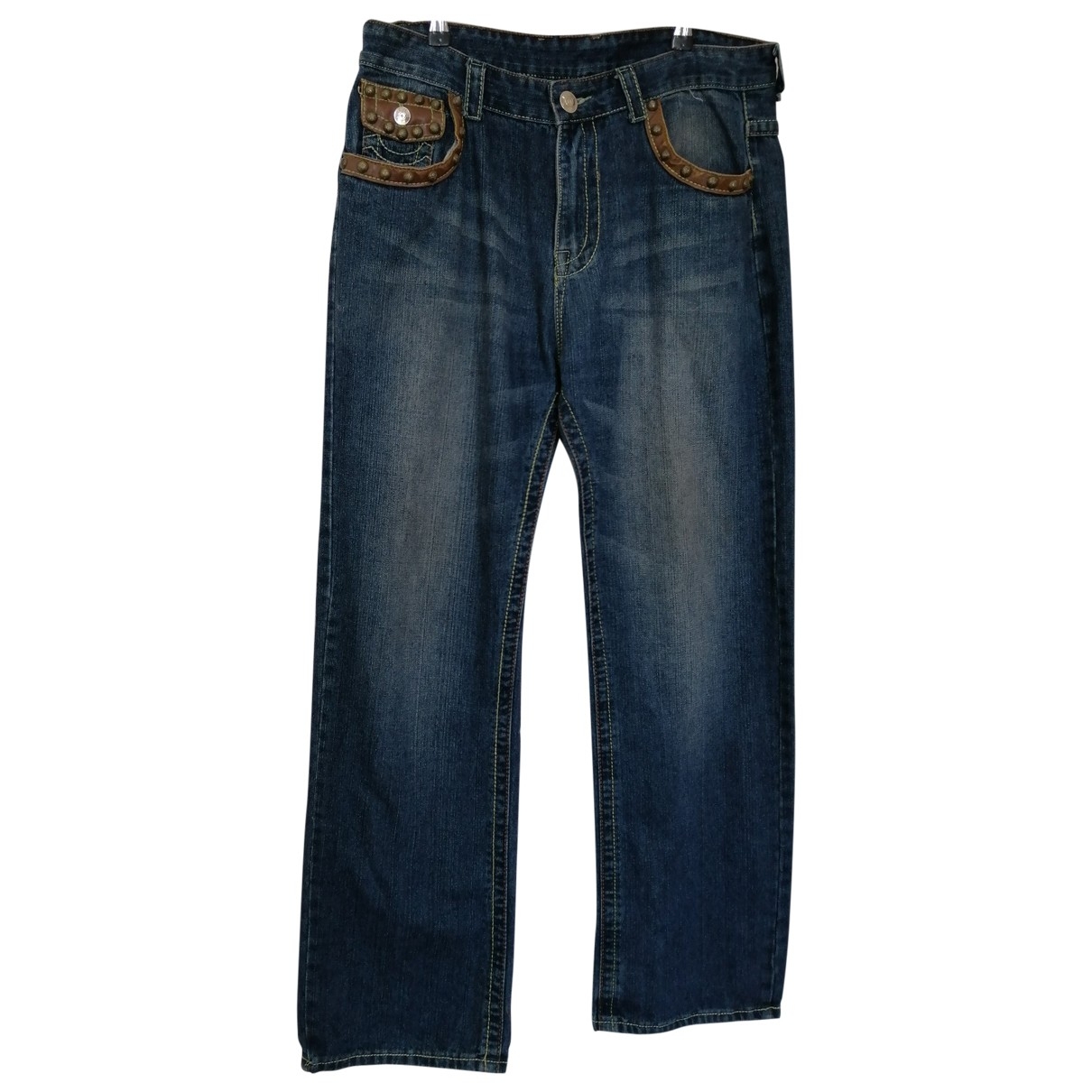 Blue cotton jeans True Religion Blue 